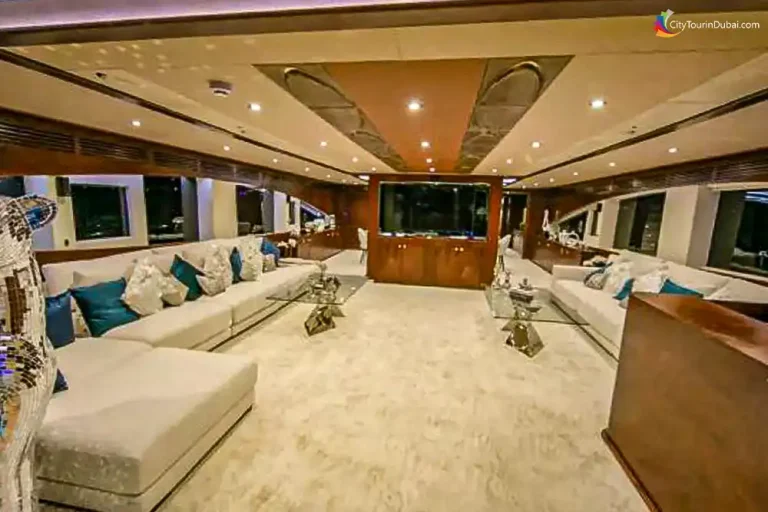 inside view of yacht dubai