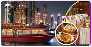 Dhow Cruise Dinner Marina in Dubai