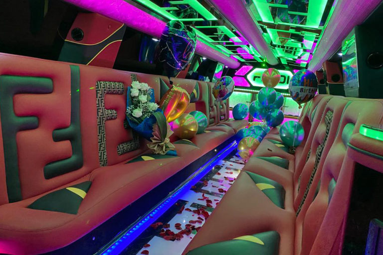 White Limousine Party Package Dubai