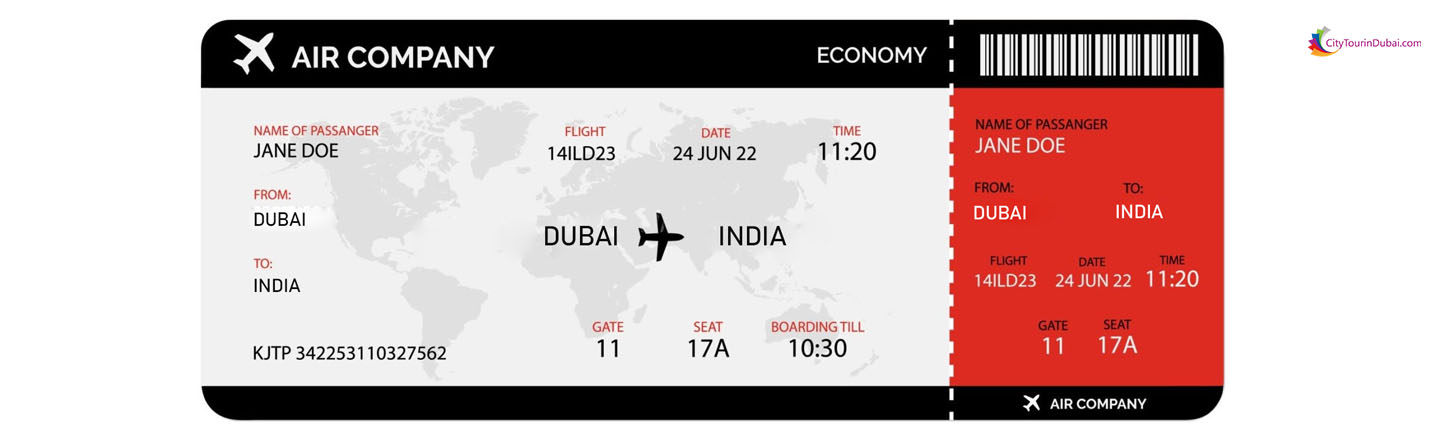 Get Dummy Flight Ticket