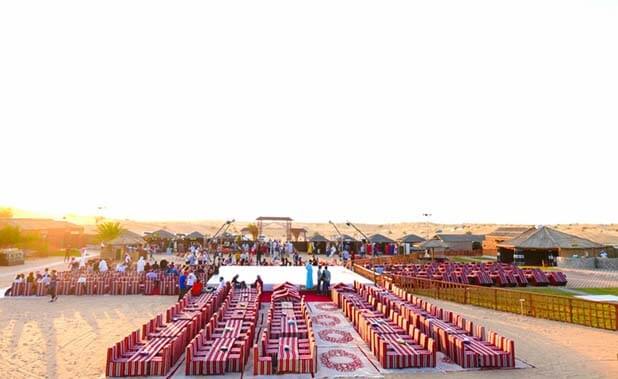 DINNER IN THE DESERT CAMP