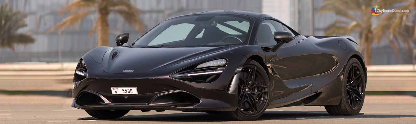 Rent a Mclaren 720s Black in Dubai