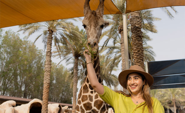 Emirates Park Zoo in Abu Dhabi