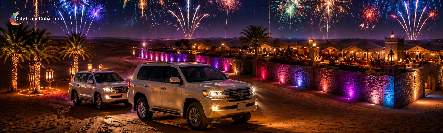 Celebrate the New Year Party in Desert