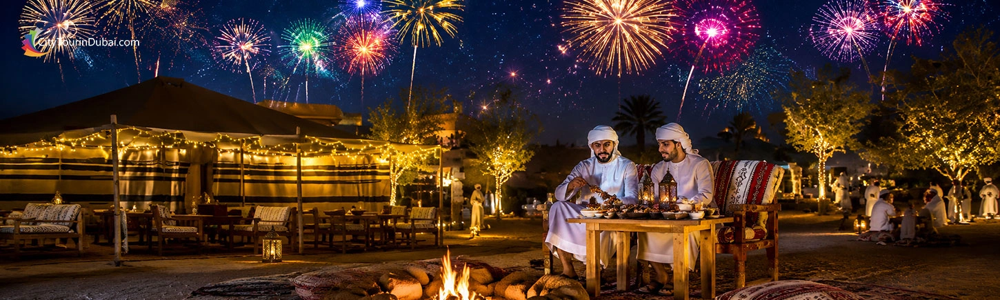 NYE Desert Safari Celebration & BBQ Dinner at Al Marmoom