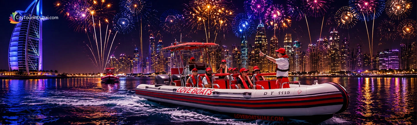 Watch Dubai New Year Fireworks Live Aboard the Love Boat